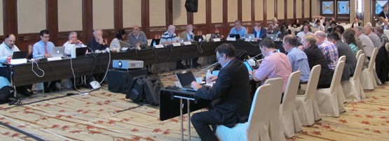 The ICG team meets in Singapore. Image credit: ICANN