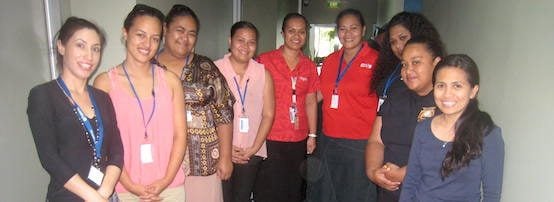 There was a great turnout of female registrants for the recent PacNOG event held in Samoa.