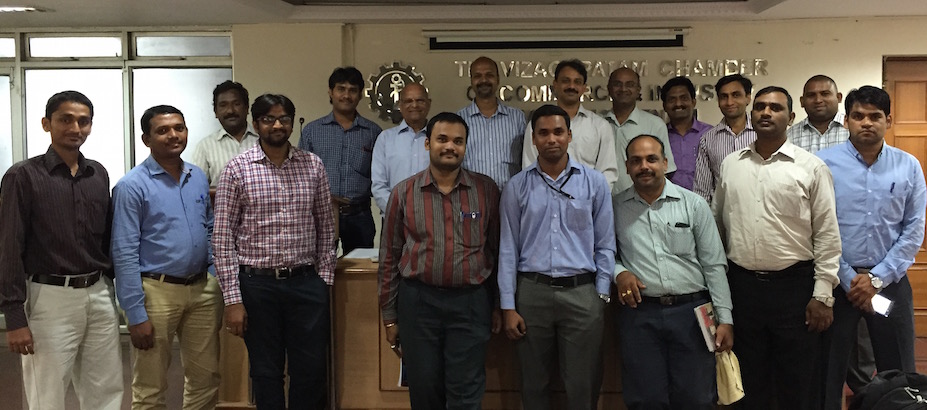 Attendees at one of the Visakhapatnam seminars