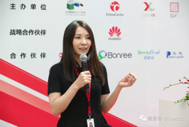 Yali Liu speaking at the Summit in May