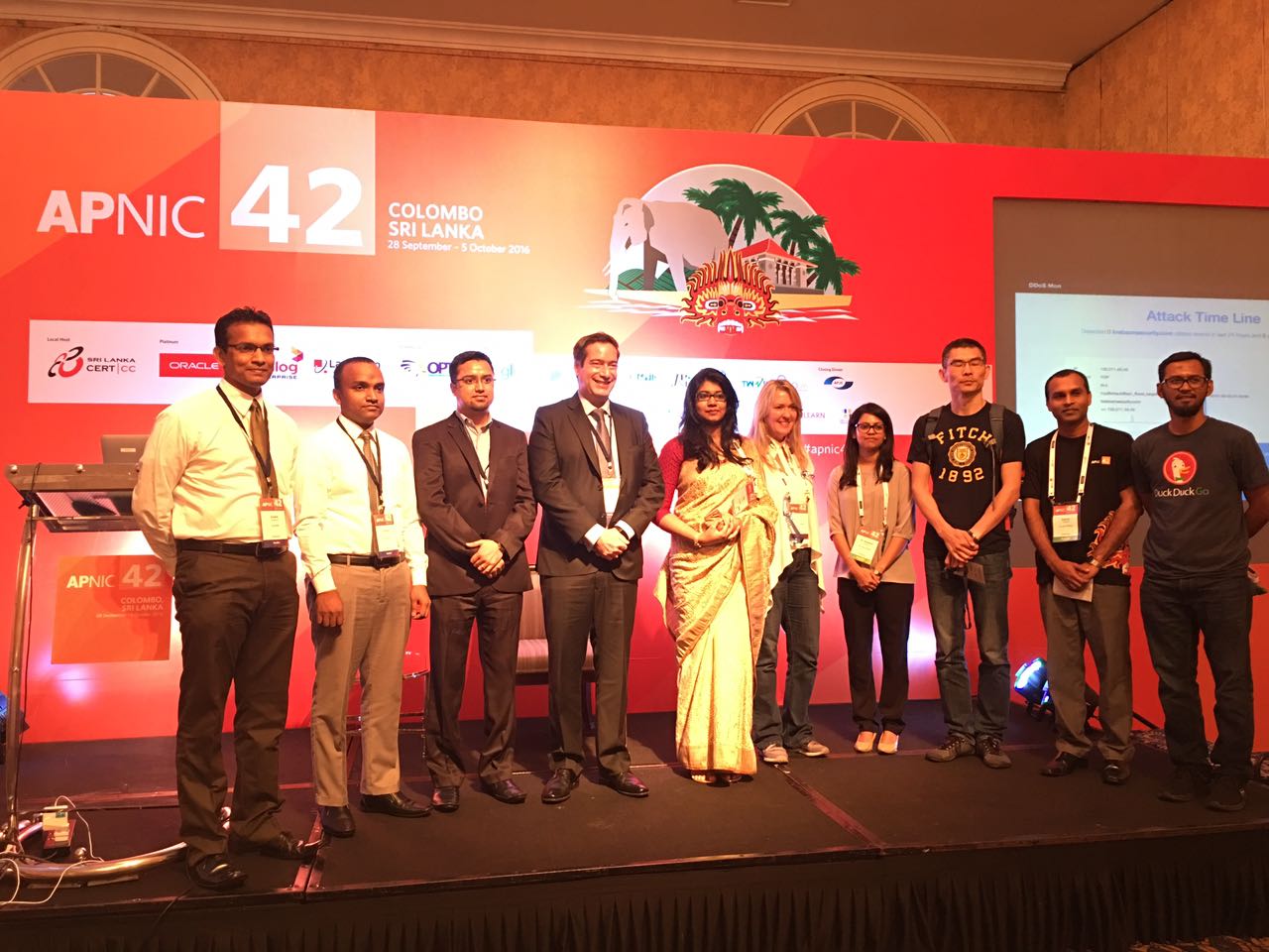 Presenters at FIRST-TC Colombo (APNIC42).
