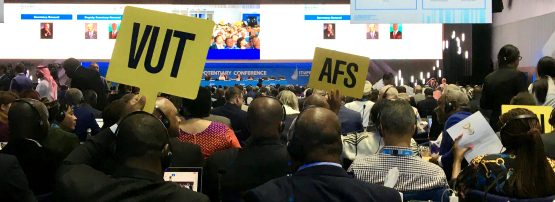 Delegates at the ITU Plenipotentiary Conference