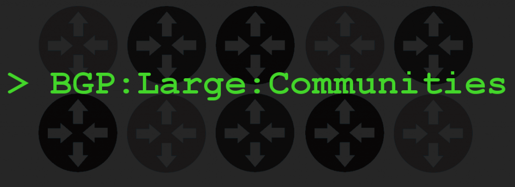 BGP Large Communities uptake - an update