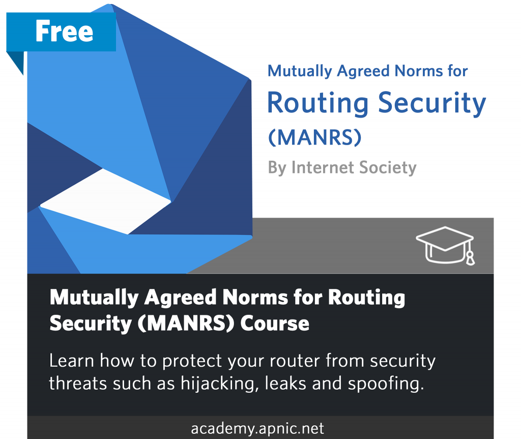 Take the MANRS online course
