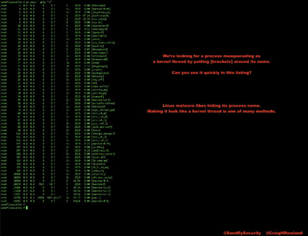 Detecting Linux kernel process masquerading with command line forensics ...