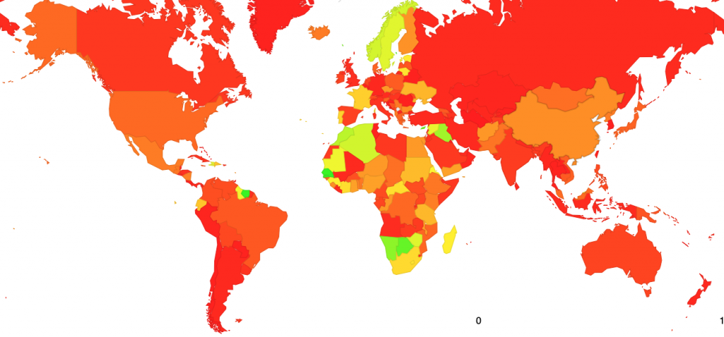 Map: Map of RPKI filtering, June 2020 (APNIC Labs).