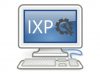 An image of a desktop with an IXP icon on it