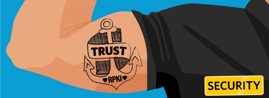 Trust anchor tattoo banner RPKI