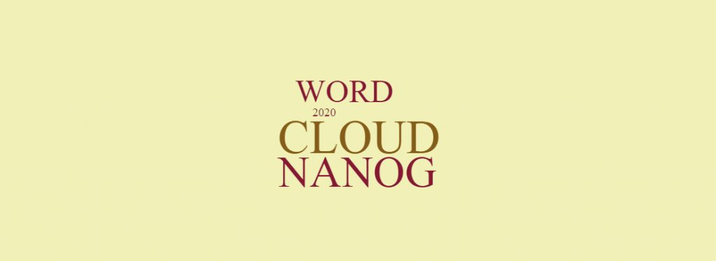The year that was: A word cloud look at NANOG in 2020
