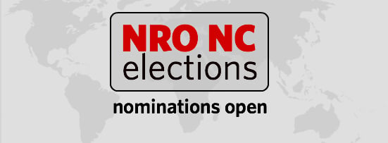 Banner image for Nominations now open for NRO NC Election 2026 article.