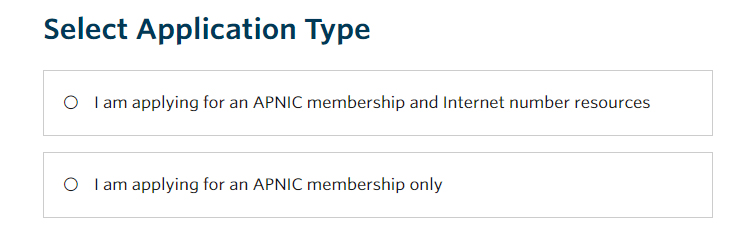 Figure 2 — APNIC new Membership types.