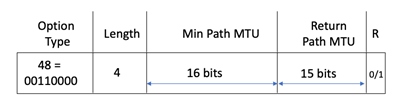 Figure 3 – Path MTU hop-by-hop header.