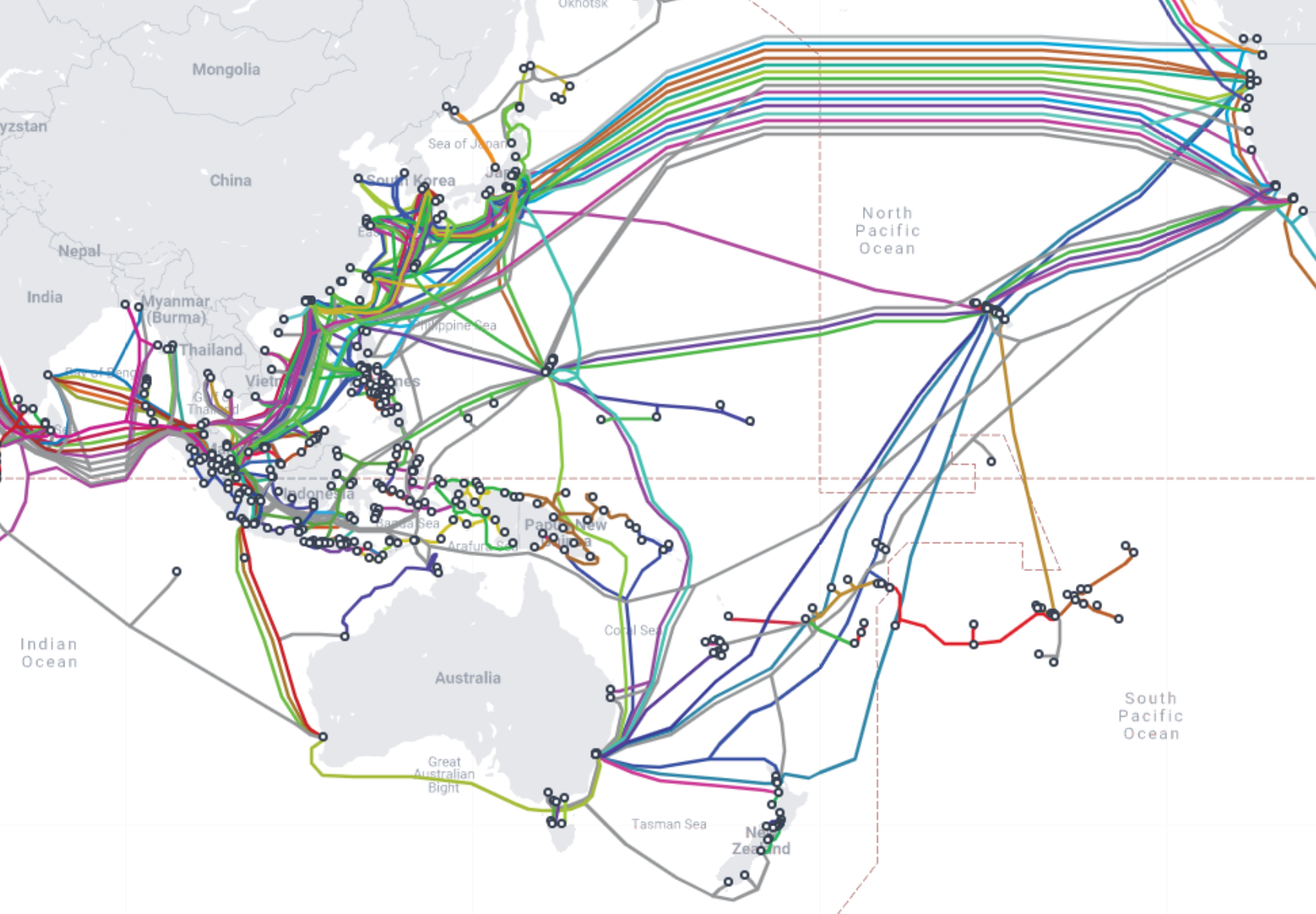 Indo Pacific Reef Map Cots