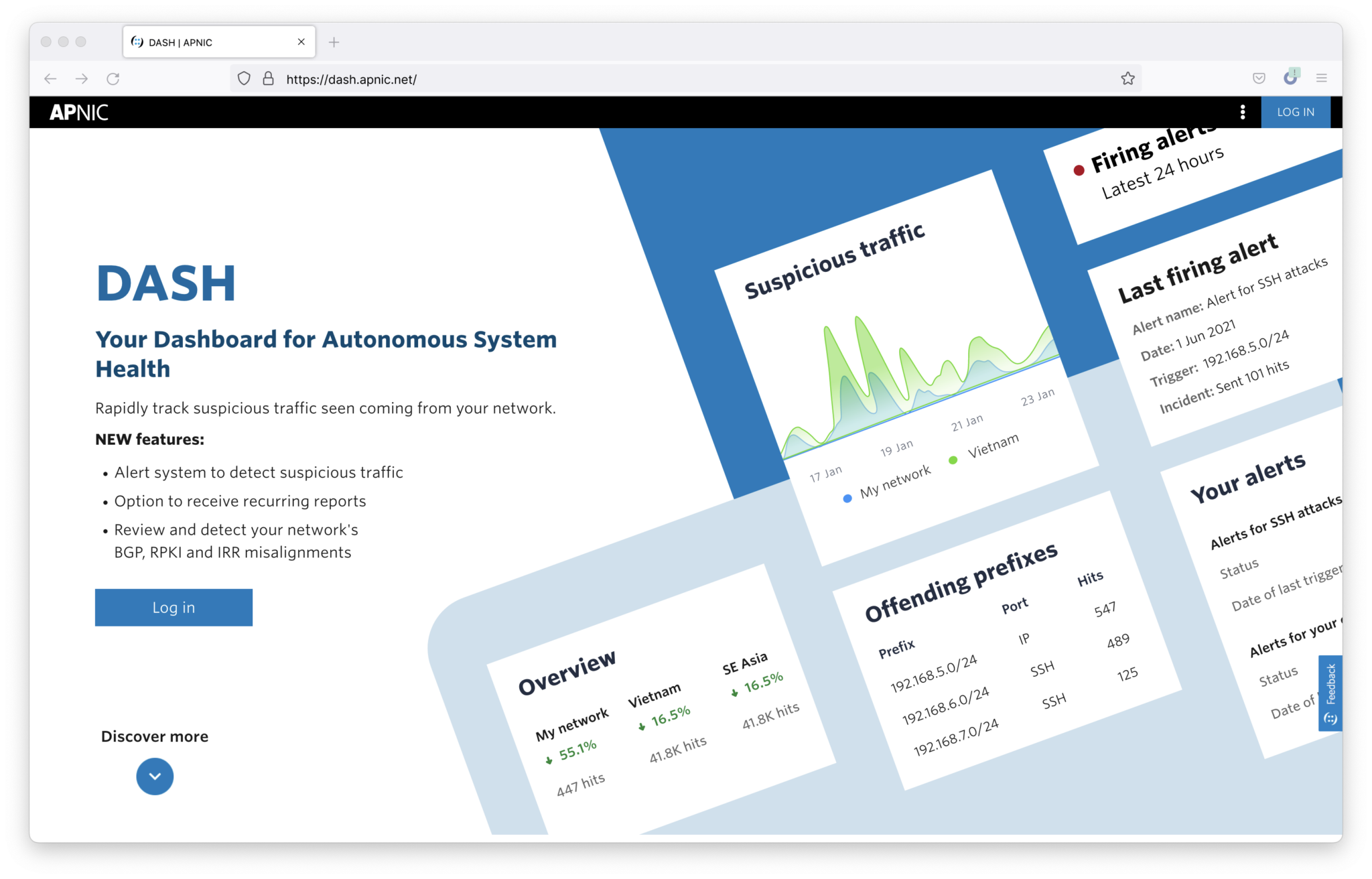 Routing status added to DASH APNIC Blog