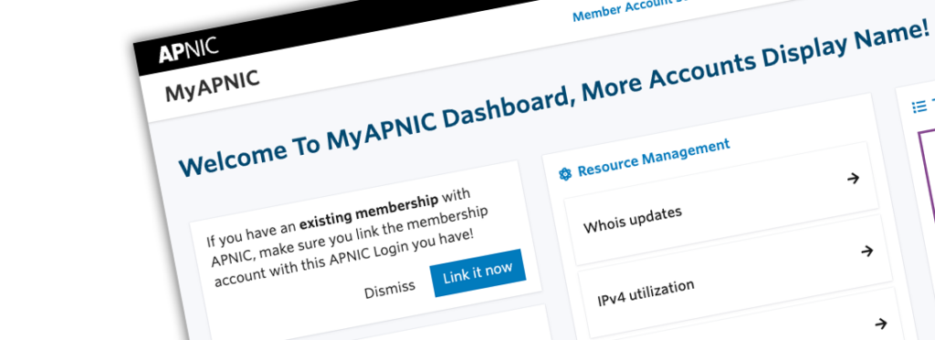 Upcoming changes to MyAPNIC