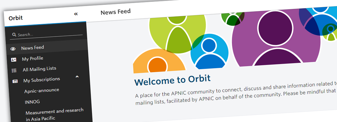 Banner image for New on Orbit: Enhanced community features article.