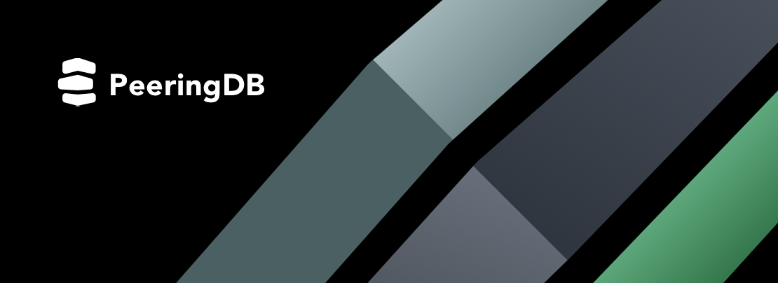 Banner image for April 2025 PeeringDB product update article.