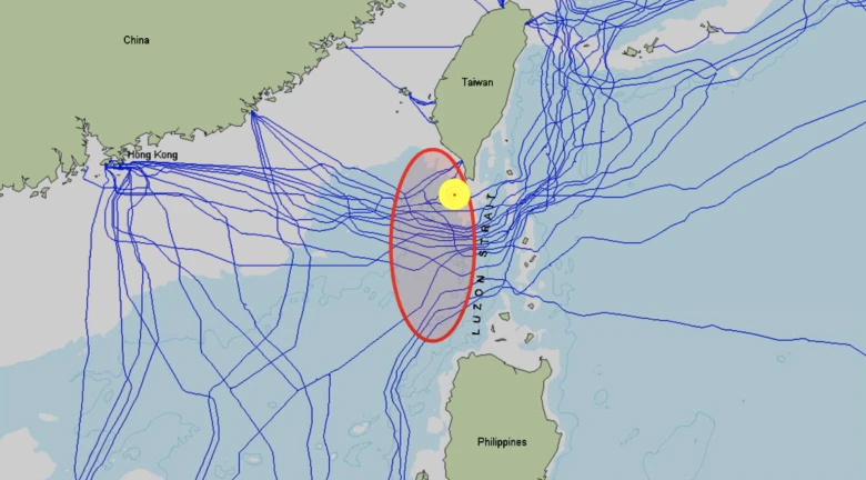 Figure 3 — Graphic from the ICPC press release on the Hengchun earthquakes.