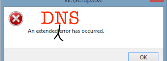 A modified Windows extended error message box