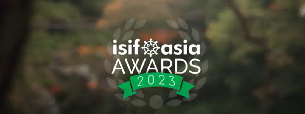 ISIF Asia awards 2023 banner