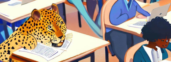 A Cheetah in the classroom