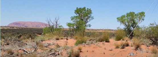 A picture of Uluru in Northern Territory, Australia.