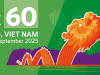 A banner with information about APNIC 60