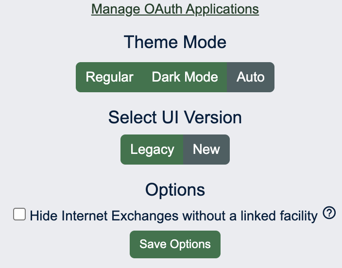 Figure 4 — Go to your user profile and adjust your user experience.
