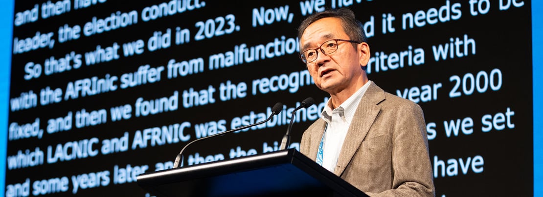 Banner image for Your elected leaders: Akinori Maemura, long-serving former APNIC EC Chair article.