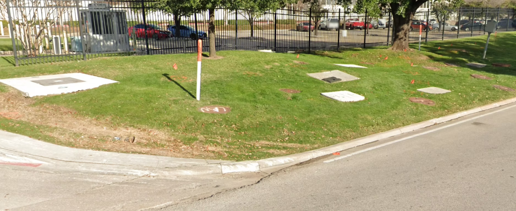 Figure 2 — Underground fibre optic cable vault. Source: Google Maps.