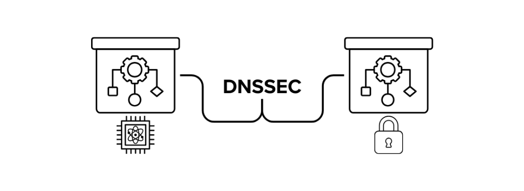 Quantum and classic algorithms used to validate DNS requests by DNSSEC.