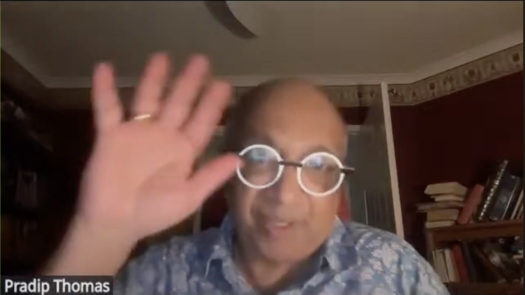 Figure 2 — Pradip Thomas.