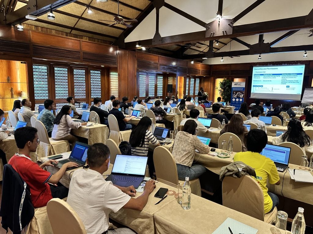 Figure 2 — Participants in the Network Management, Monitoring, and Security Workshop.