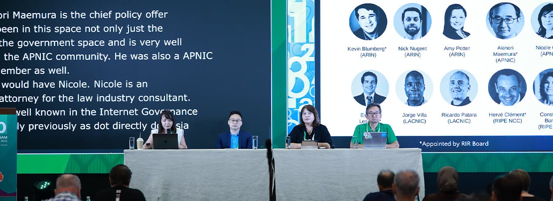 Banner image for Summary of comments from the ICP-2 Review Consultation session at APNIC 60 article.