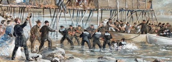 Landing the Atlantic Cable, 1866