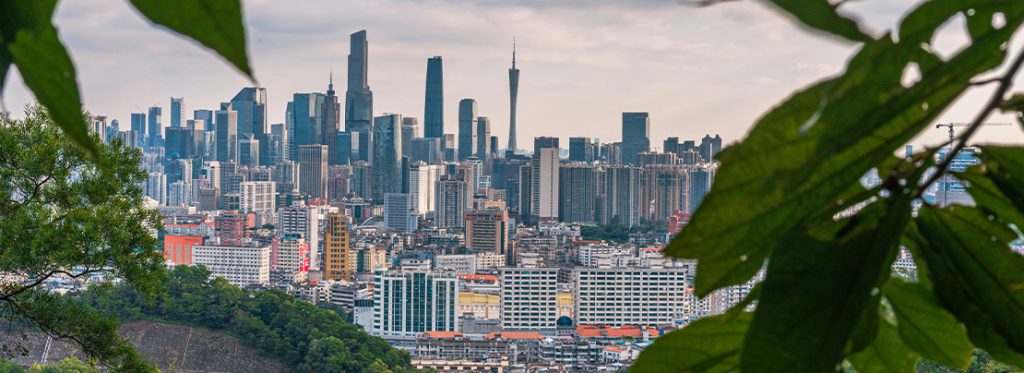 Guangzhou, Guangdong Province, China. Adapted from Zheng XUE's original at Unsplash.