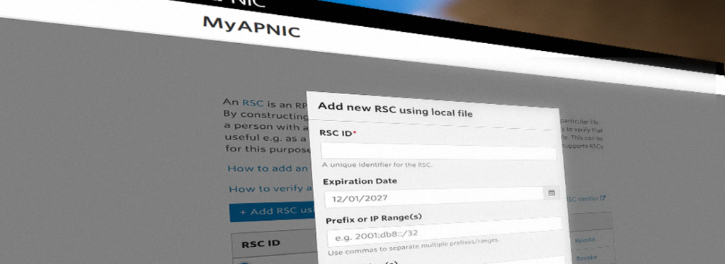 RSC-MyAPNIC