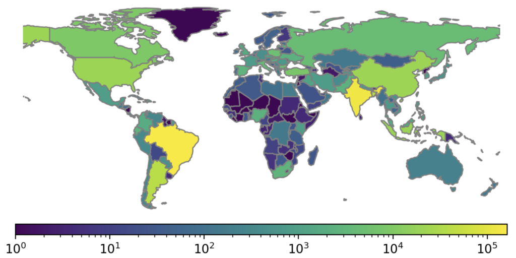 Figure 3 — Overview of world-wide transparent forwarder deployment.
