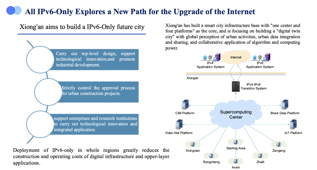 Figure 5 — Potential pathways for IPv6 Internet upgrades.