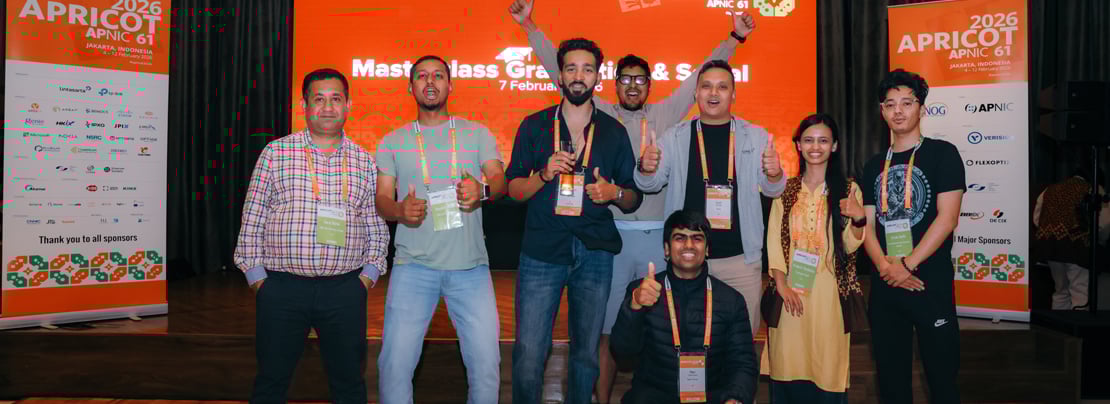 Banner image for From npNOG to APRICOT: How showing up opened doors article.