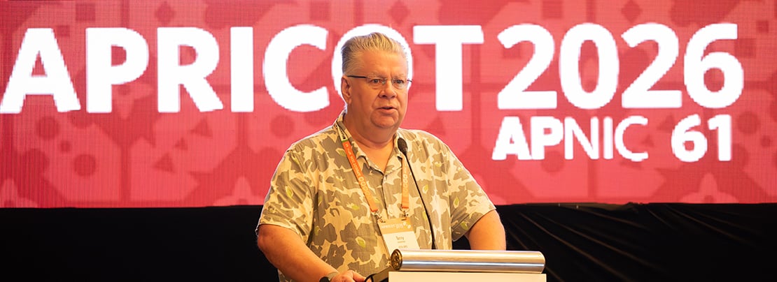 Banner image for Your elected leaders: Terry Sweetser, Routing Security SIG Chair article.