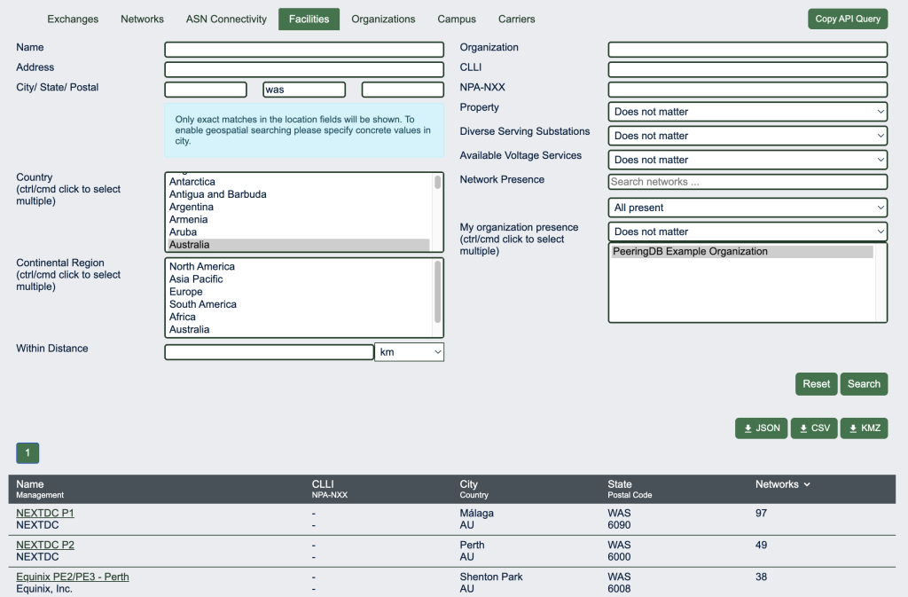 Figure 2 — Location data normalization in search results.