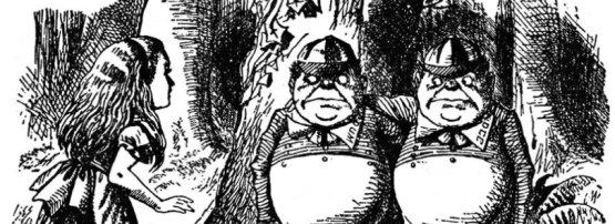 Tweedledum & Tweedledee - Sir John Tenniel (1871)