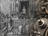 "Engraving of the first Vatican Council" 1873 by Karl Benzinger, with additions by the author.