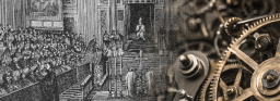 "Engraving of the first Vatican Council" 1873 by Karl Benzinger, with additions by the author.