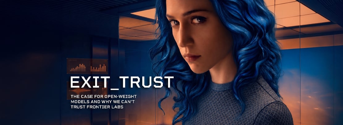 Banner image for The case for open-weight models and why we can’t trust frontier labs article.
